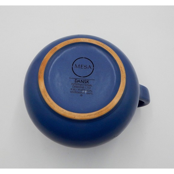 Dansk Mesa Blue Water Drink Pitcher Jug 48 Oz Portugal - Picture 7 of 11